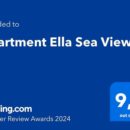 Apartment Ella Sea View 볼 외부 사진